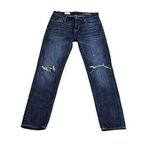 Gap 1969 Sexy Boyfriend Jeans Size 24 Dark Wash Distressed Denim